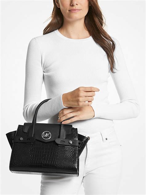 michael kors sac carmen|carmen medium belted satchel.